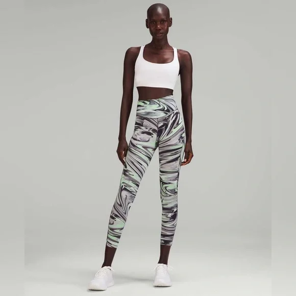 NWOT Lululemon Base Pace High-Rise Running Tight 25Paint Glide Warp Multi
